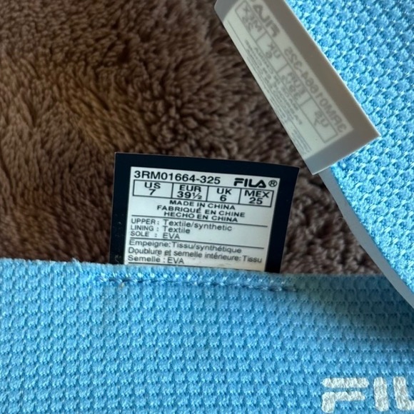 Fila Womens Tie Dye Slip On Sneakers Blue Green Purple 3RM01664-325 size 7 - Picture 5 of 8